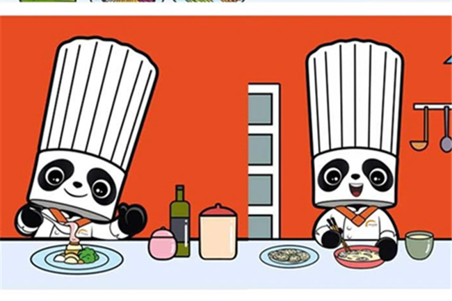 新东方烹饪品牌IP形象 | 熊猫厨